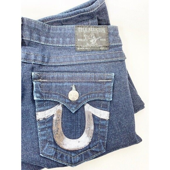 True Religion Billy Sequin Jeans 29x30 - Picture 3 of 6
